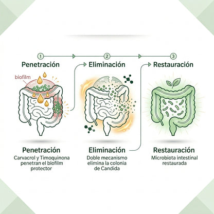 Aceite de Orégano — Limpiador de Candida e Inflamación Intestinal