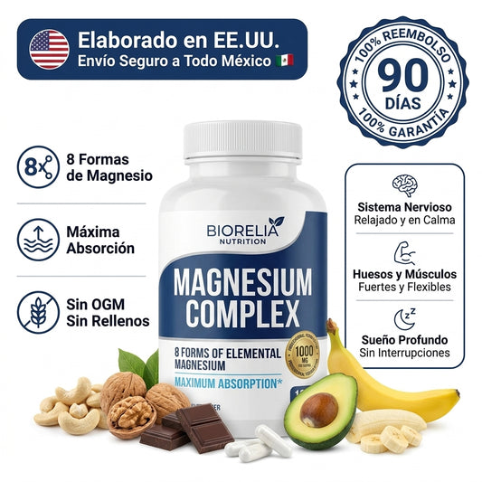 Magnesio Complex Biorelia — Sistema Nervioso y Sueño Profundo
